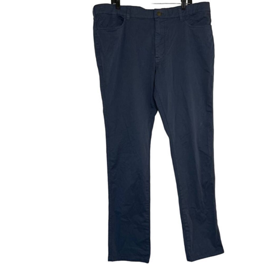 Tashed Stoked & Beated Chinos‎ Pants Stretch Casual Blue Size 40